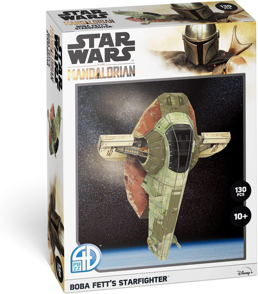 4D Cityscape Star Wars 3D Paper Model Kits - Boba Fett's Starfighter 4D Cityscape Star Wars 3D Paper Model Kits - Boba Fett's Starfighter