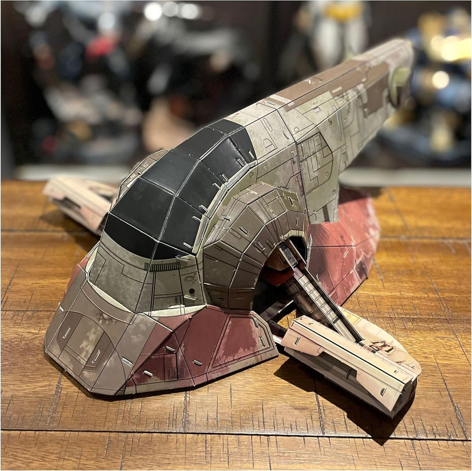 4D Cityscape Star Wars 3D Paper Model Kits - Boba Fett's Starfighter 4D Cityscape Star Wars 3D Paper Model Kits - Boba Fett's Starfighter