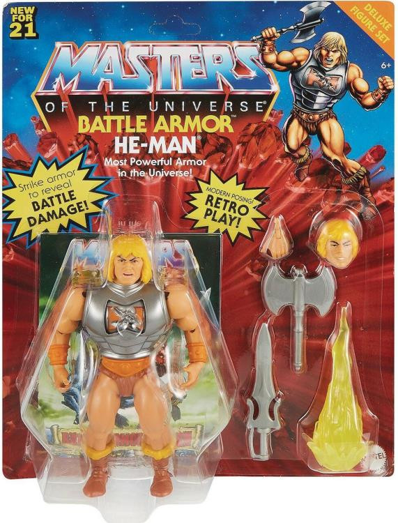 Masters of the Universe: Origins Deluxe Battle Armor He-Man
