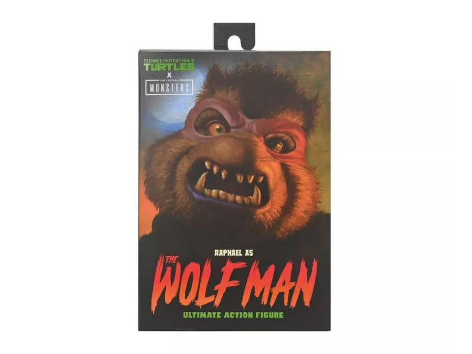 NECA Universal Monsters x Teenage Mutant Ninja Turtles Ultimate Raphael as The Wolfman 7-Inch Scale Figure