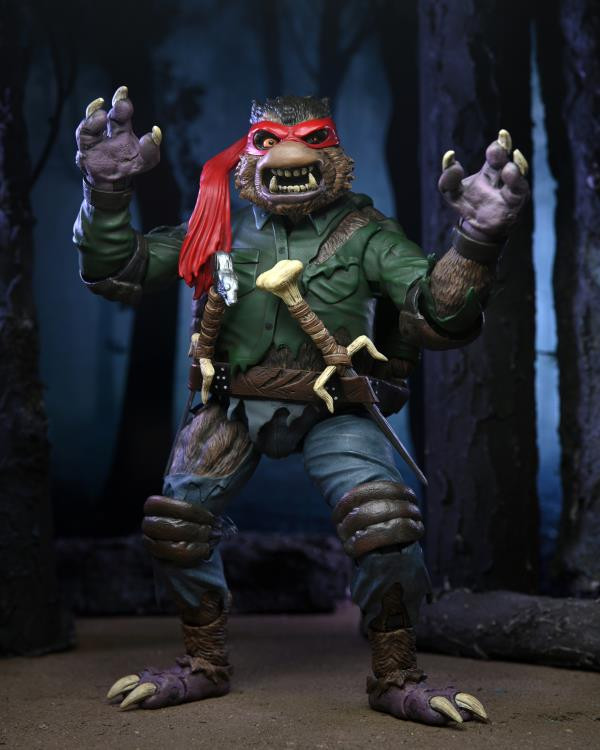 NECA Universal Monsters x TMNT Ultimate Raphael as The Wolfman
