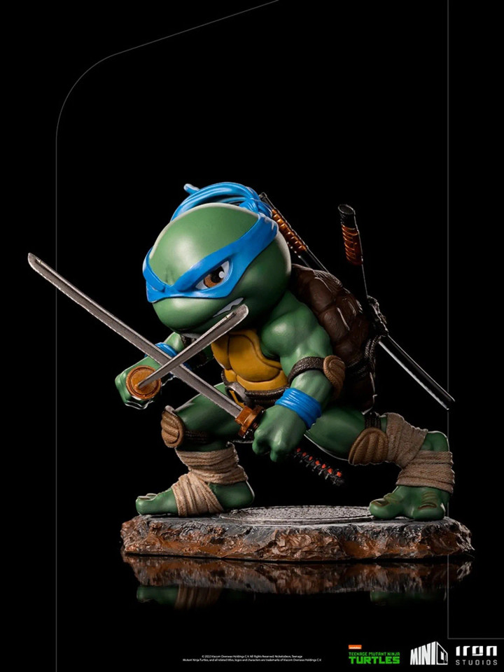 Iron Studios Teenage Mutant Ninja Turtles Leonardo MiniCo Vinyl Figure Iron Studios Teenage Mutant Ninja Turtles Leonardo MiniCo Vinyl Figure