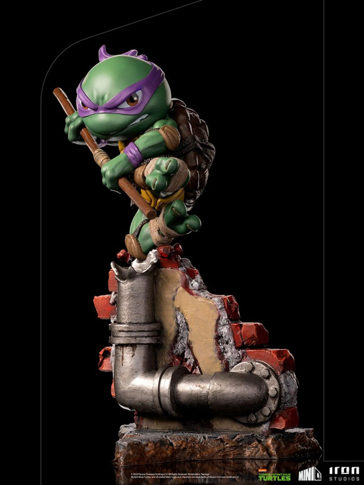 Iron Studios Teenage Mutant Ninja Turtles Donatello MiniCo Vinyl Figure