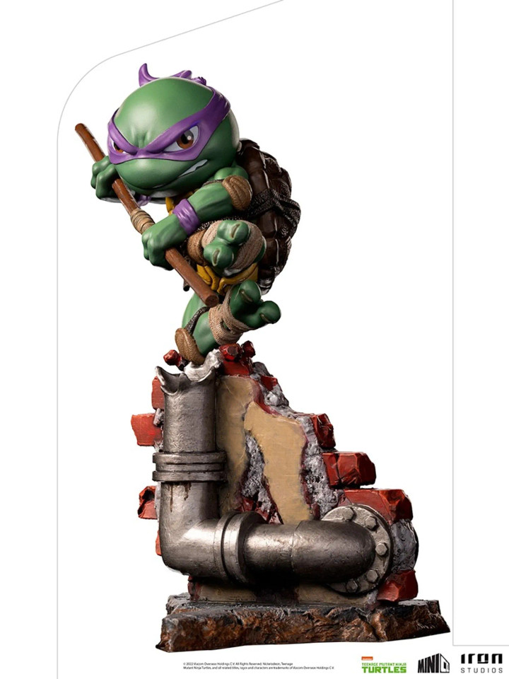 Iron Studios Teenage Mutant Ninja Turtles Donatello MiniCo Vinyl Figure