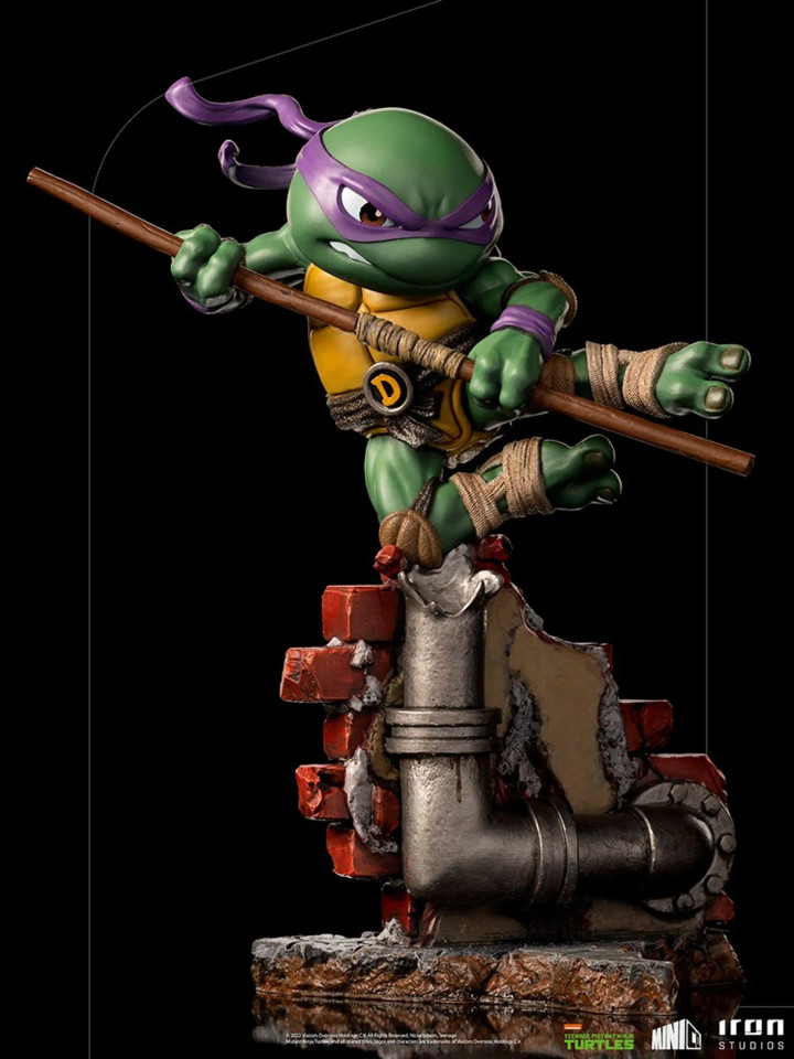 Iron Studios Teenage Mutant Ninja Turtles Donatello MiniCo Vinyl Figure