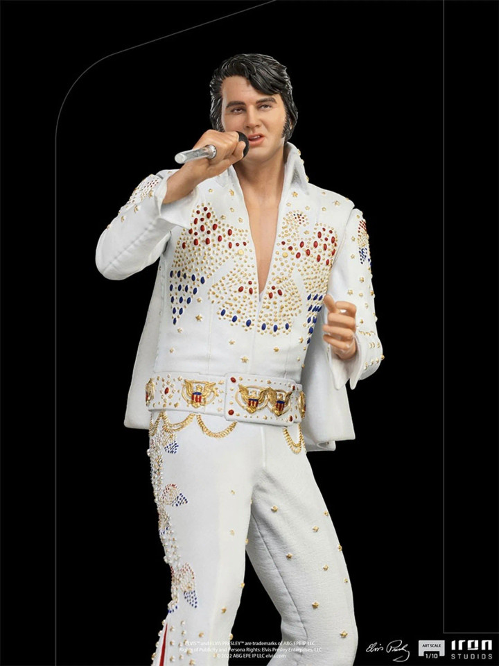 Iron Studios Elvis Presley 1973 Aloha From Hawaii 1/10 Art Scale Statue