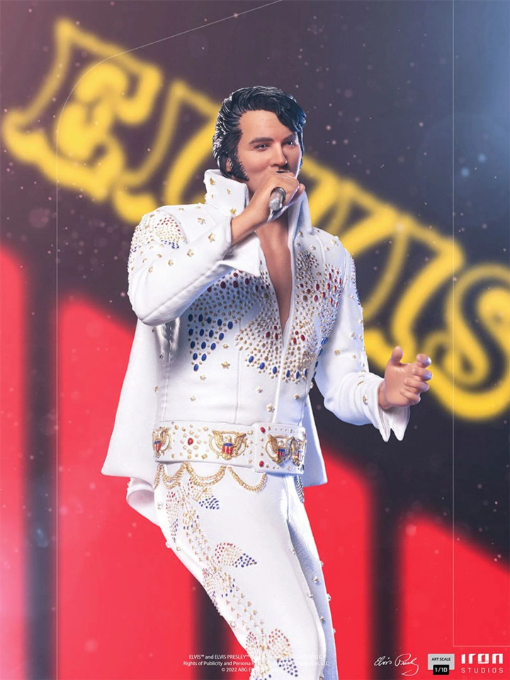 Iron Studios Elvis Presley 1973 Aloha From Hawaii 1/10 Art Scale Statue