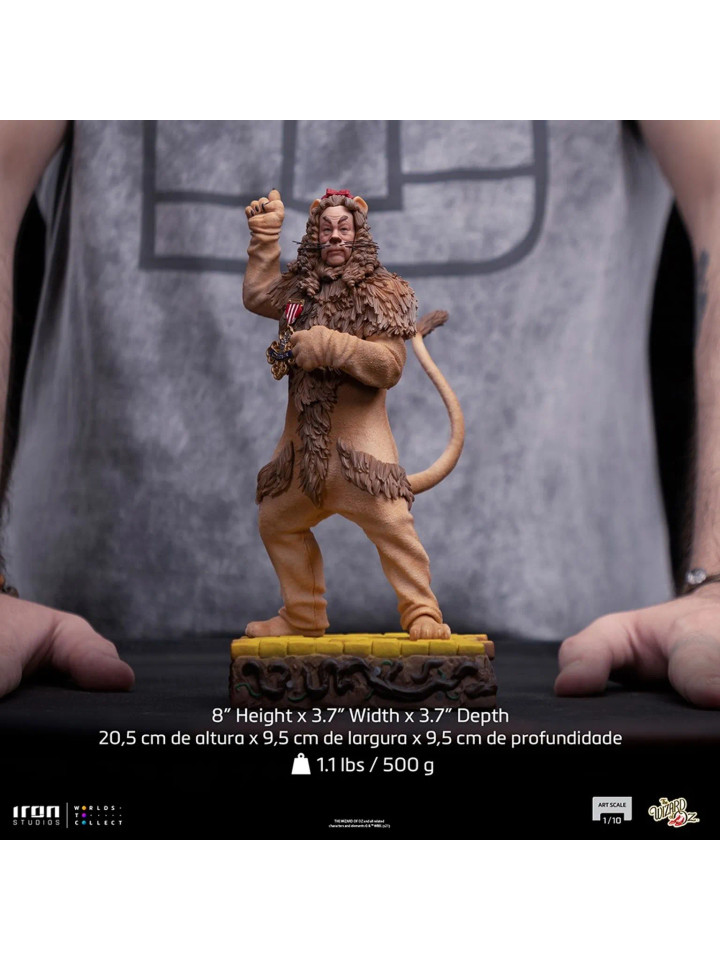 Iron Studios Wizard of Oz Cowardly Lion Art Scale 1/10 Statue
