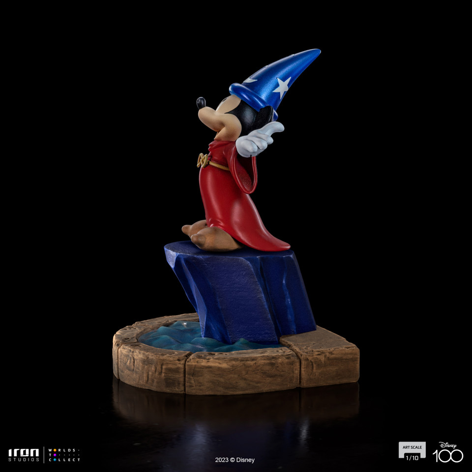 Iron Studios Disney 100 Fantasia Sorcerer's Apprentice Mickey Limited Edition Art Scale 1/10 Statue Iron Studios Disney 100 Fantasia Sorcerer's Apprentice Mickey Limited Edition Art Scale 1/10 Statue