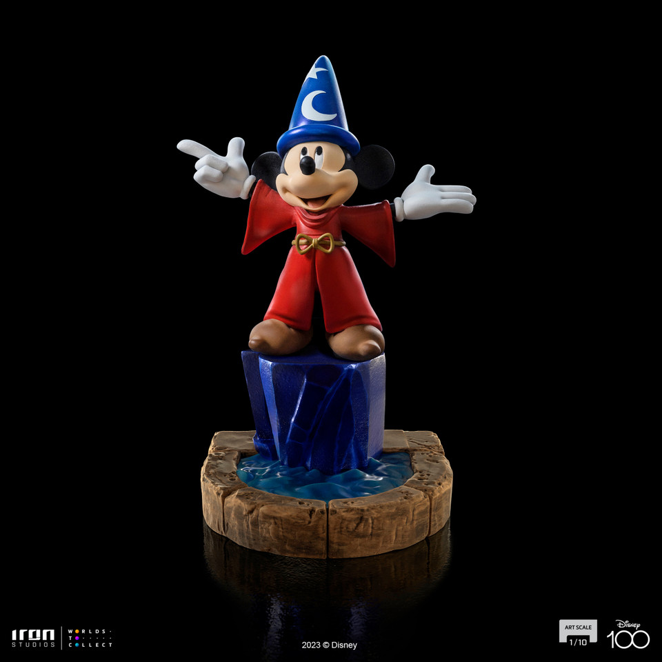 Iron Studios Disney 100 Fantasia Sorcerer's Apprentice Mickey Limited Edition Art Scale 1/10 Statue Iron Studios Disney 100 Fantasia Sorcerer's Apprentice Mickey Limited Edition Art Scale 1/10 Statue