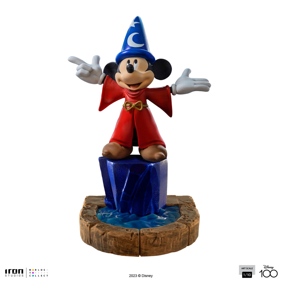 Iron Studios Disney 100 Fantasia Sorcerer's Apprentice Mickey Limited Edition Art Scale 1/10 Statue Iron Studios Disney 100 Fantasia Sorcerer's Apprentice Mickey Limited Edition Art Scale 1/10 Statue