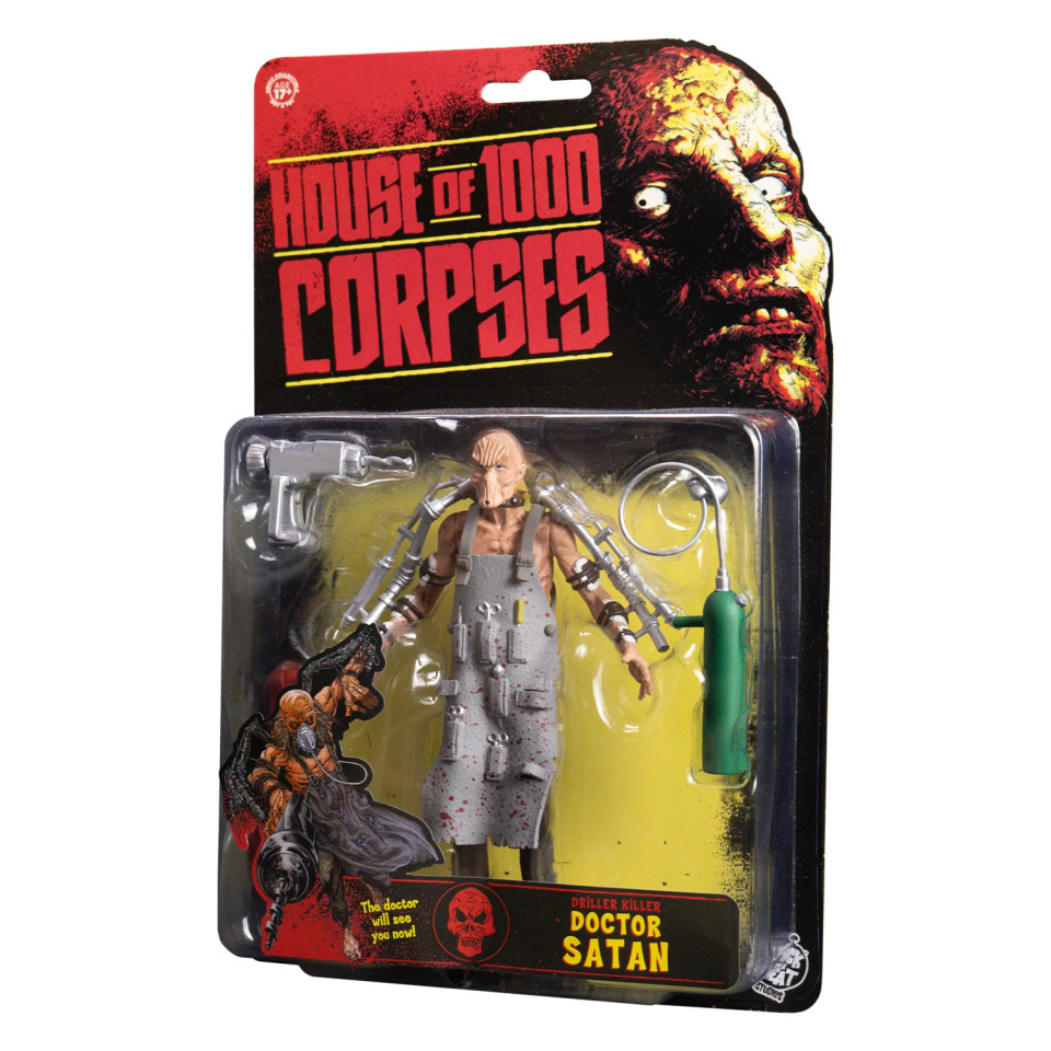 Trick Or Treat Studios House of 1000 Corpses - Driller Killer Doctor Satan - 5-Inch Action Figure