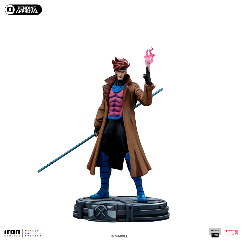 Iron Studios X-Men 97 Gambit Limited Edition Art Scale 1/10 Statue