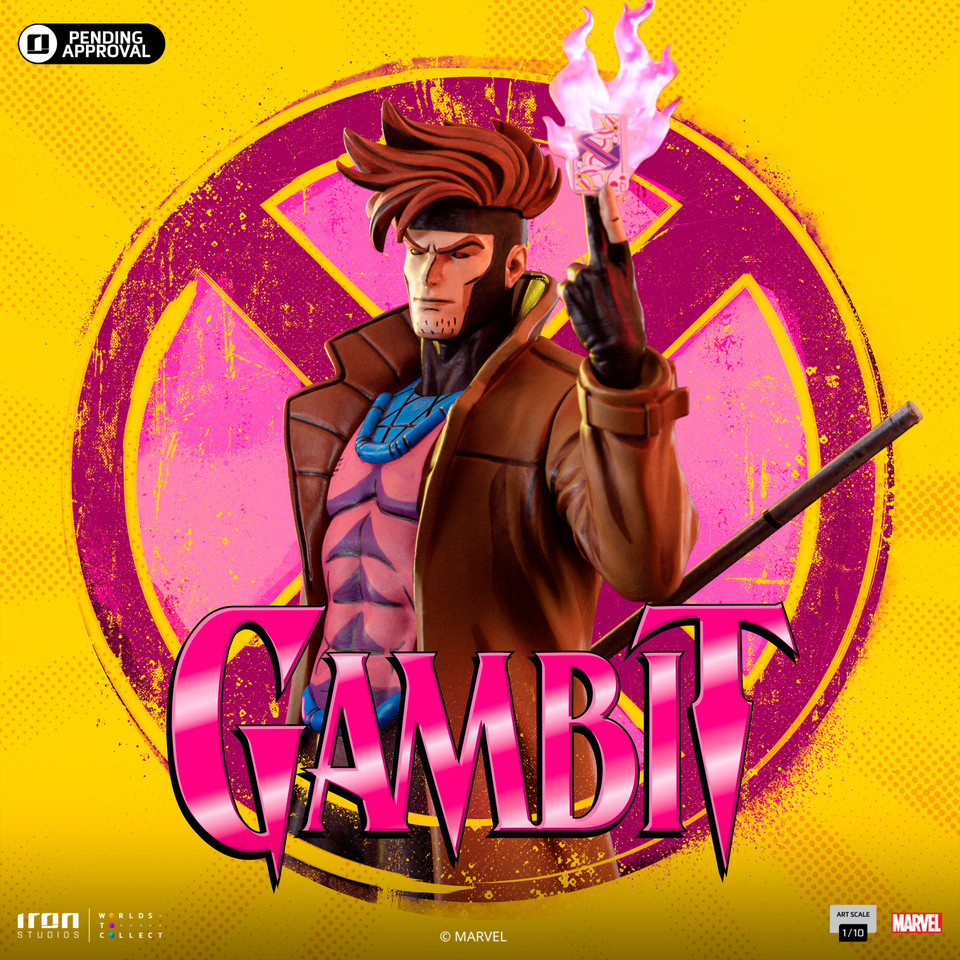 Iron Studios X-Men 97 Gambit Limited Edition Art Scale 1/10 Statue