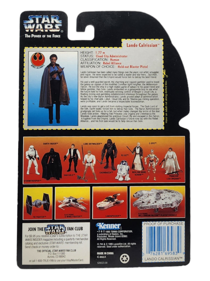 Kenner Star Wars POTF Lando Calrissian Action Figure