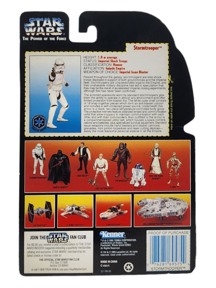 Kenner Star Wars POTF Stormtrooper Action Figure