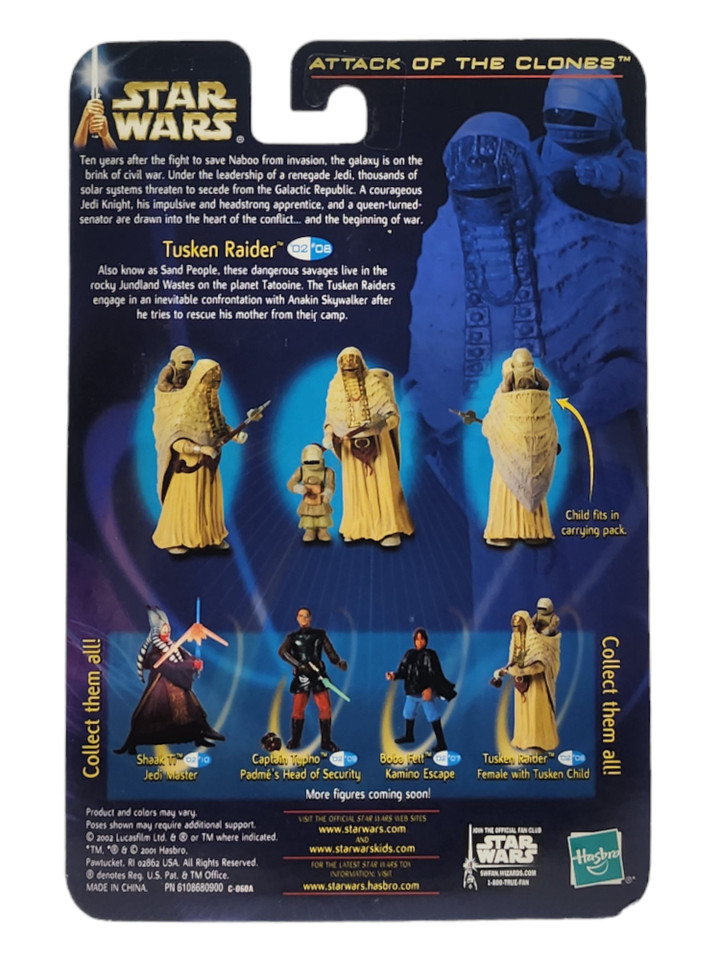 Hasbro Star Wars Attack of the Clones Tusken Raider Action Figure