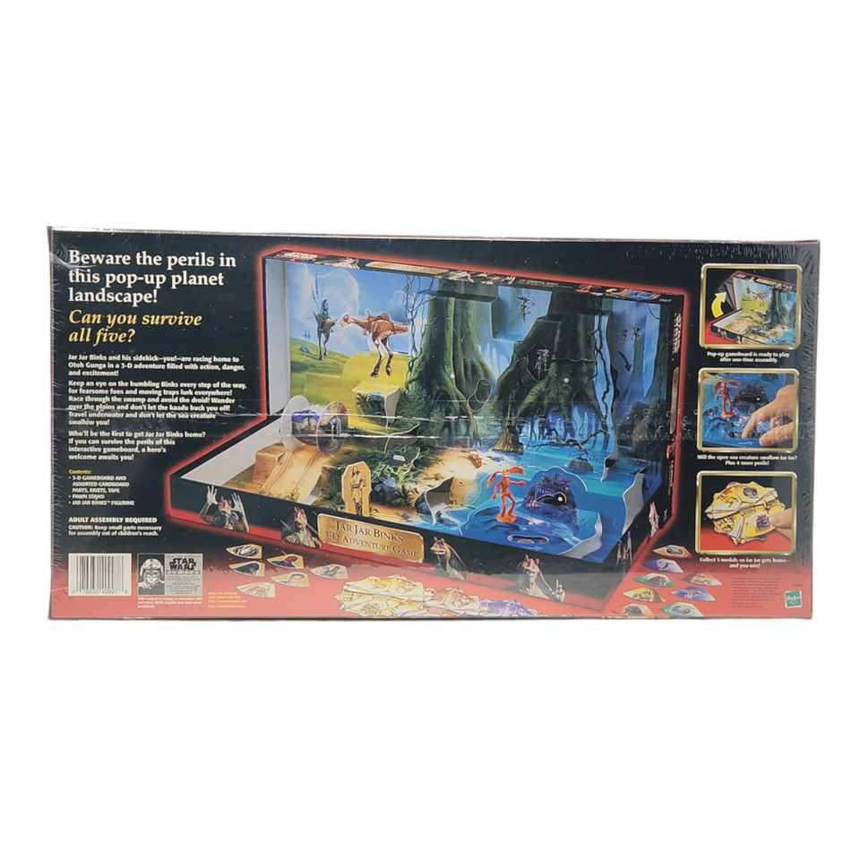 Hasbro Star Wars Episode 1 Jar Jar Binks 3-D Adventure Game