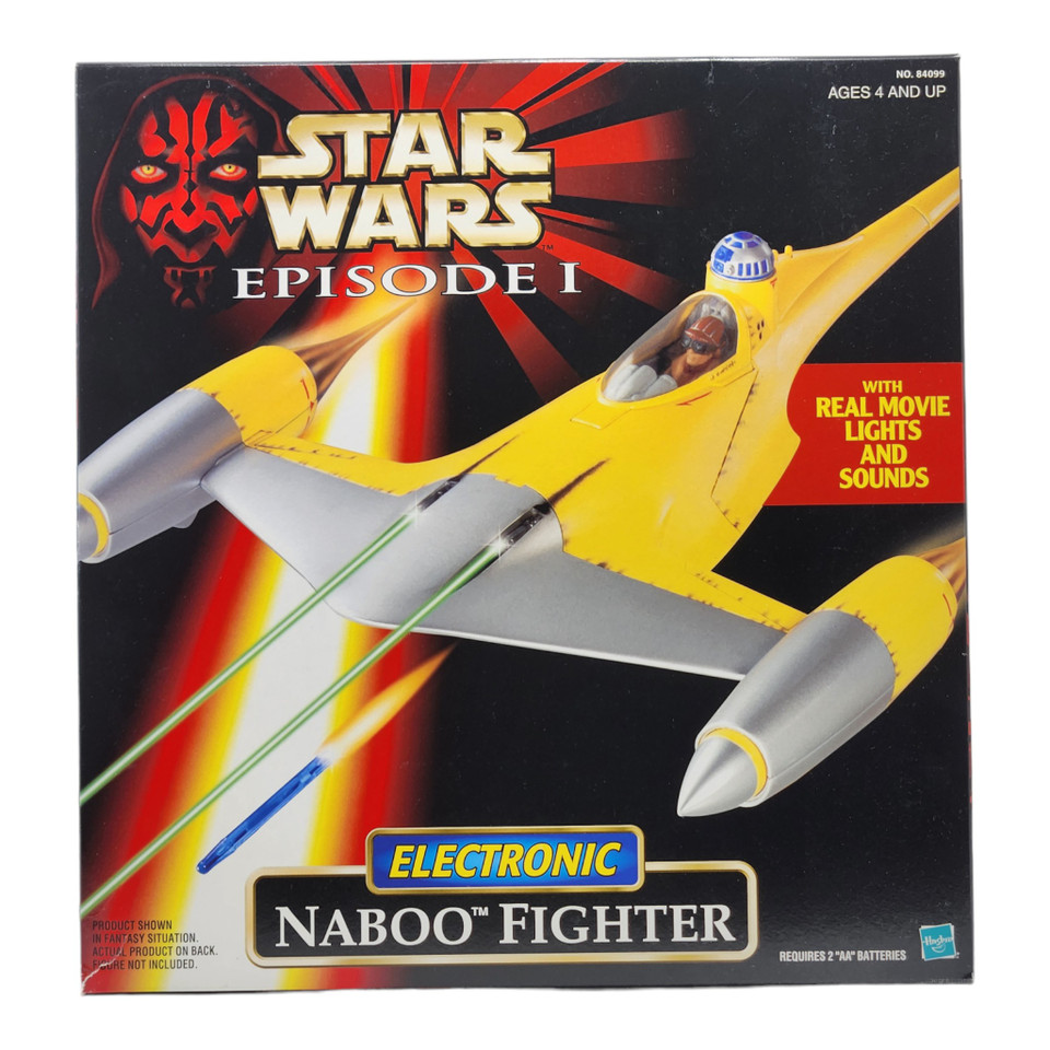 Hasbro Star Wars Episode 1 Electronic Naboo Fighter