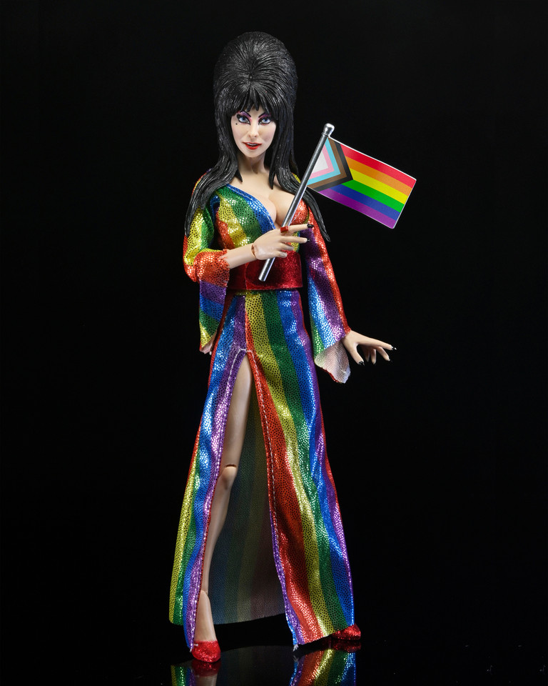 NECA Elvira Over the Rainbow 8-Inch Clothed Figure NECA Elvira Over the Rainbow 8-Inch Clothed Figure