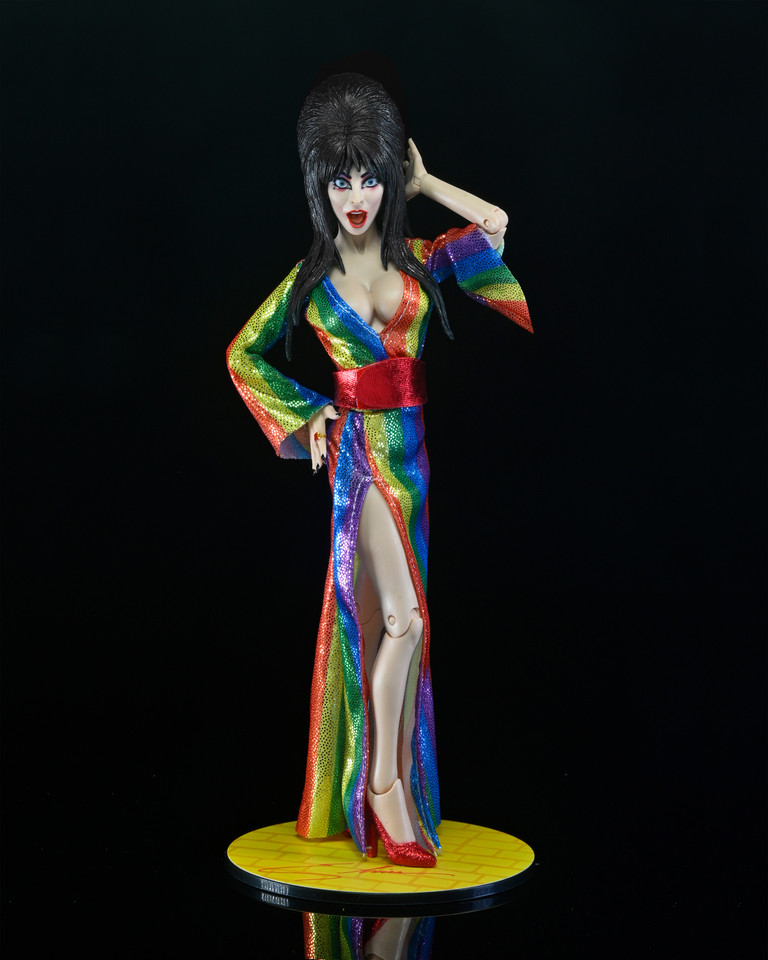 NECA Elvira Over the Rainbow 8-Inch Clothed Figure NECA Elvira Over the Rainbow 8-Inch Clothed Figure