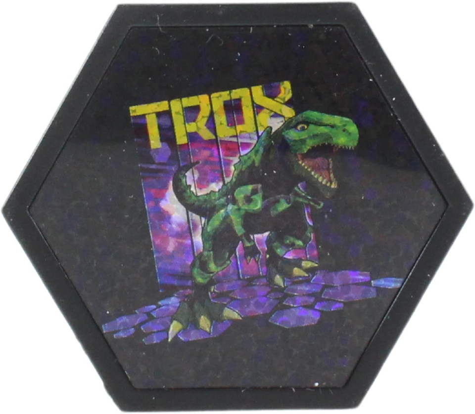 Bakugan Trox (Green) Collector Figure with 2 Trading Cards and Coin