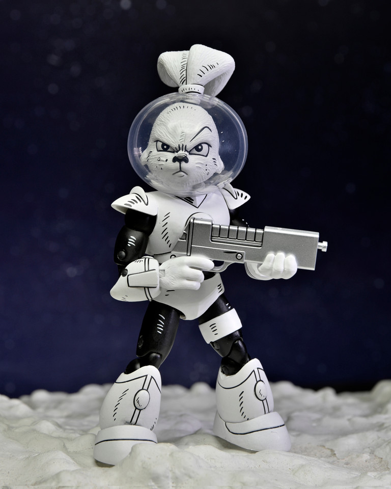 NECA Usagi Yojimbo Space Adventure Usagi Yojimbo Black & White 7-Inch Scale Action Figure