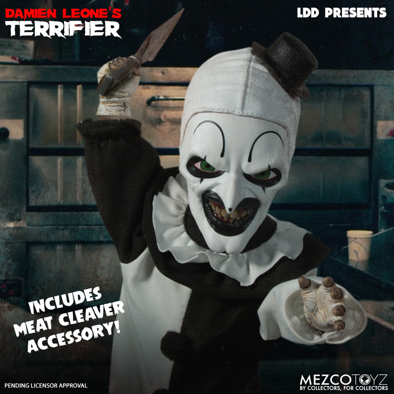 Mezco Toyz LDD Presents Terrifier: Art the Clown Doll