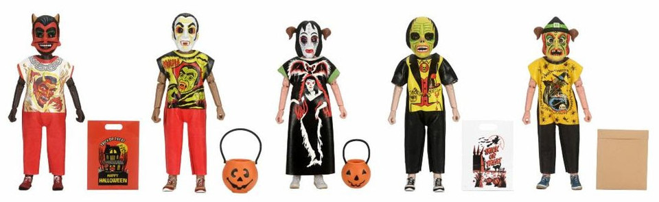 NECA Ben Cooper Costume Kids Collection Wave 2 Set of 5 Clothed Figures