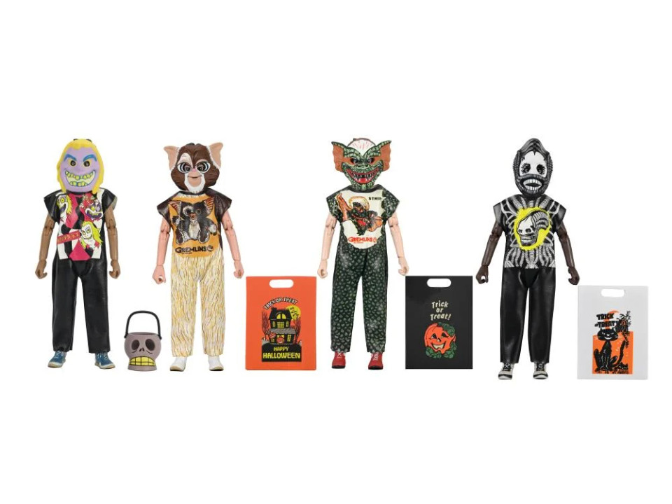 NECA Ben Cooper Costume Kids Collection Wave 3 Set of 4 Clothed Figures