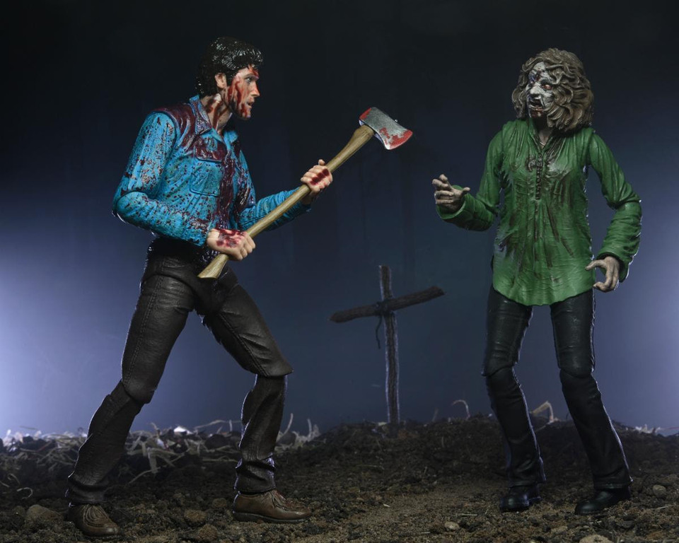 NECA Evil Dead Ultimate Bloody Ash and Cheryl Williams 7-Inch Scale Action Figure 2-Pack