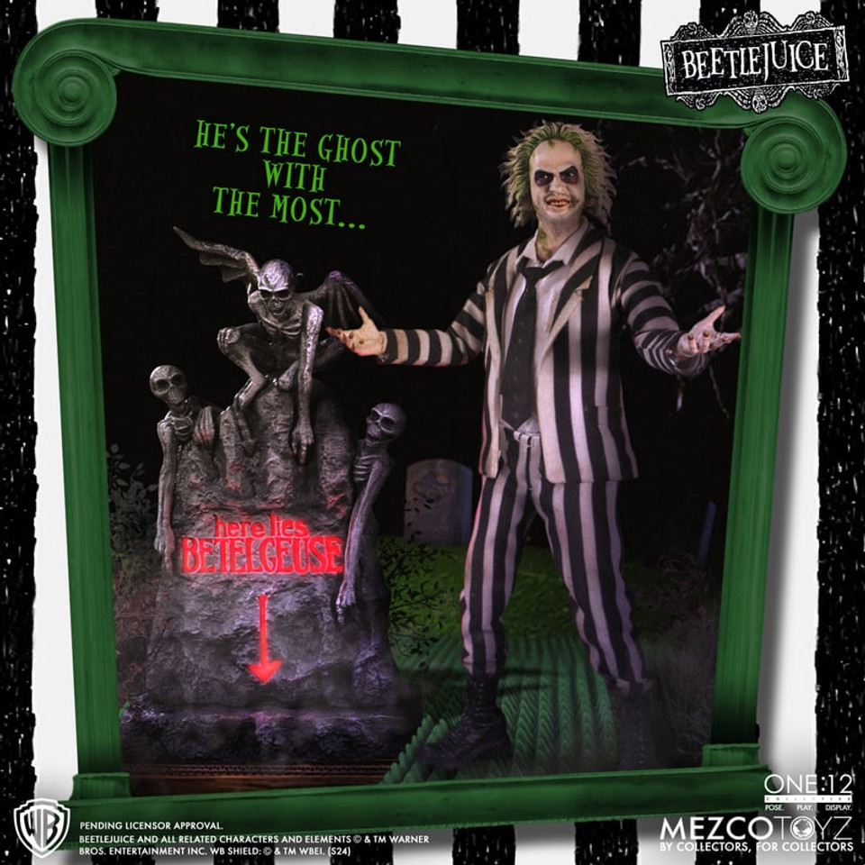[PRE-ORDER] Mezco Toyz Beetlejuice Deluxe Edition One:12 Collective Action Figure