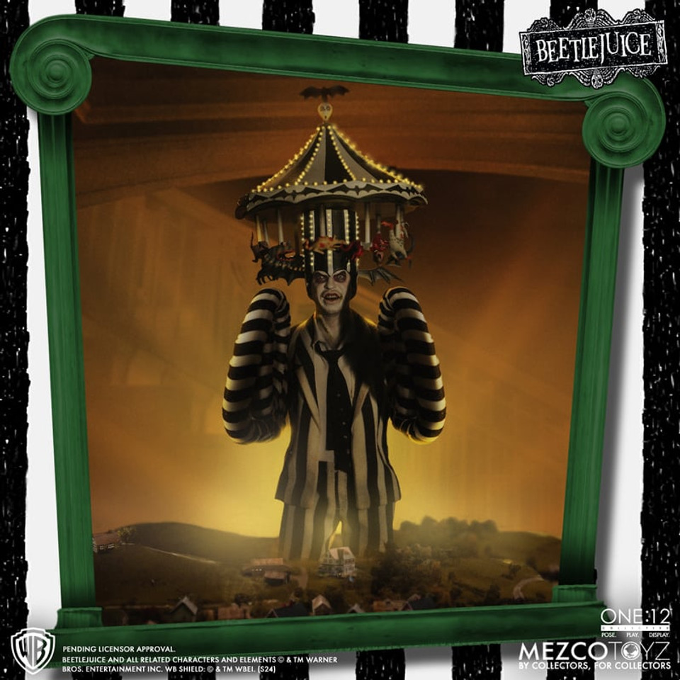 [PRE-ORDER] Mezco Toyz Beetlejuice Deluxe Edition One:12 Collective Action Figure