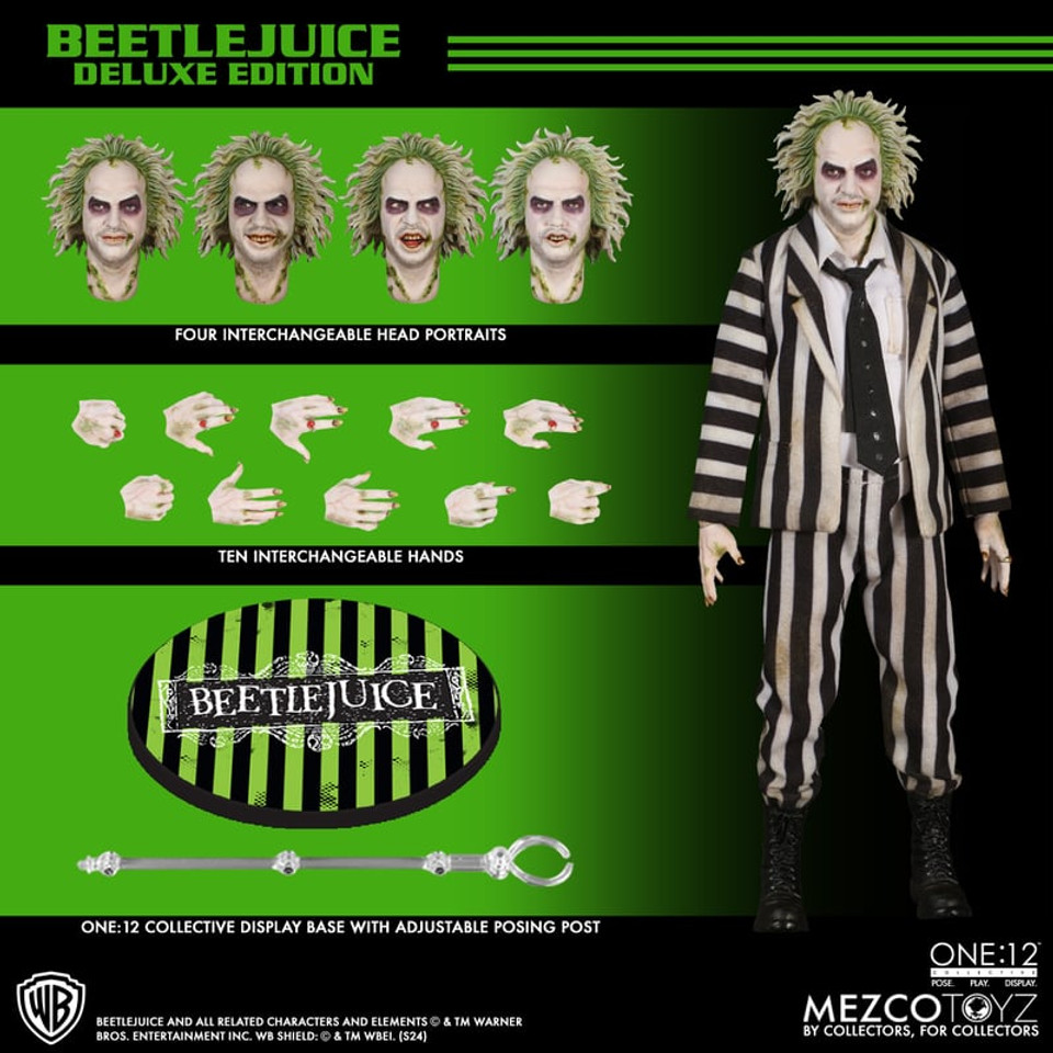 [PRE-ORDER] Mezco Toyz Beetlejuice Deluxe Edition One:12 Collective Action Figure