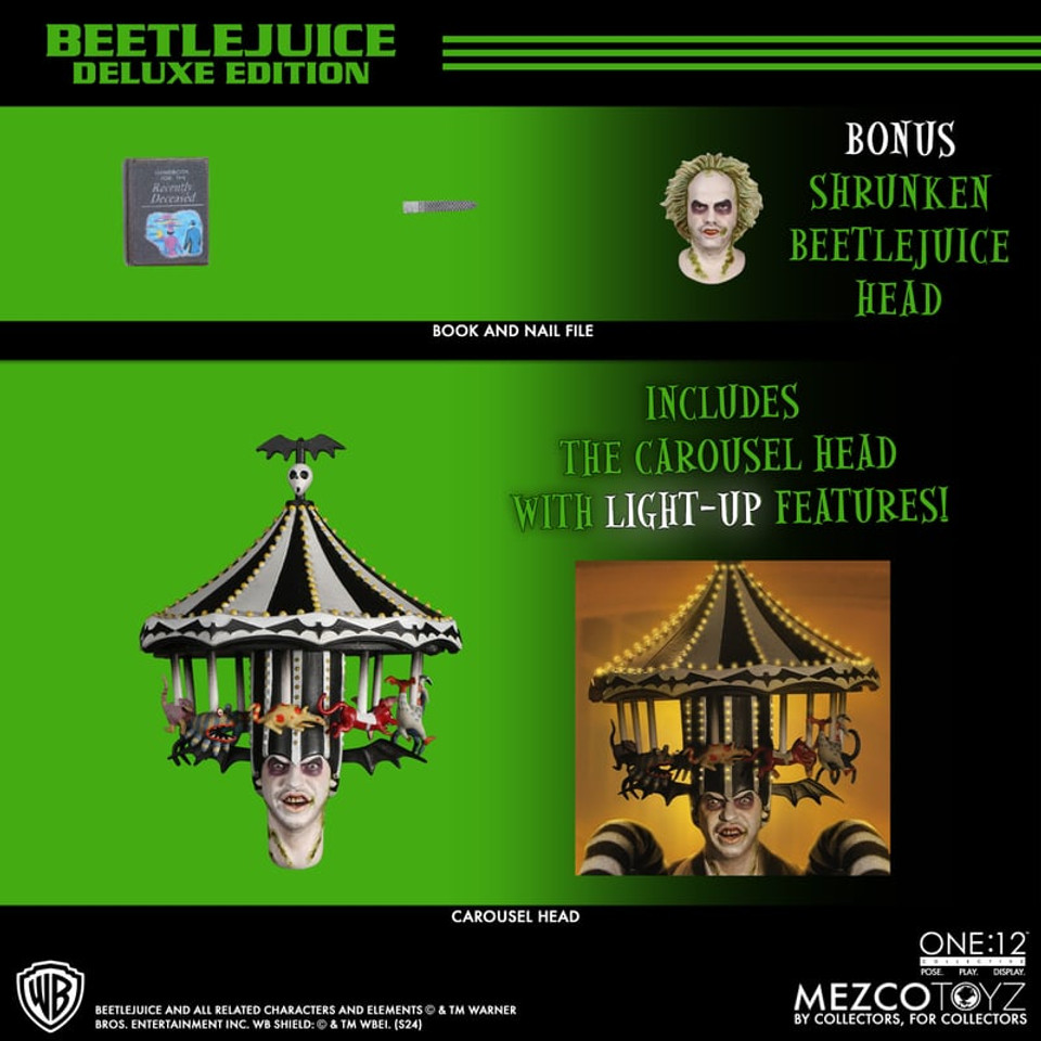 [PRE-ORDER] Mezco Toyz Beetlejuice Deluxe Edition One:12 Collective Action Figure