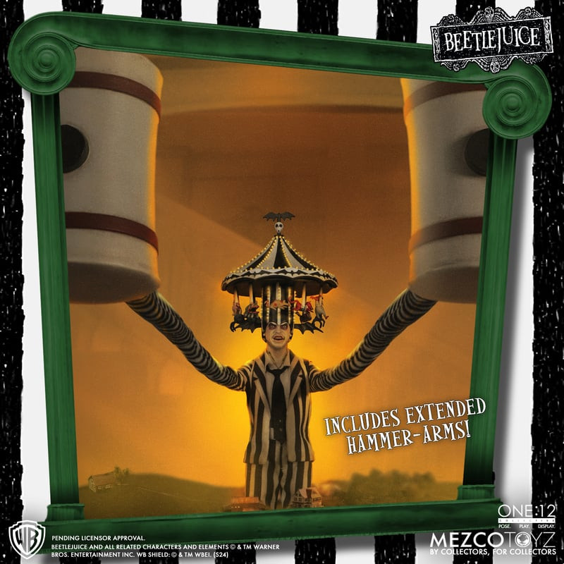 [PRE-ORDER] Mezco Toyz Beetlejuice Deluxe Edition One:12 Collective Action Figure