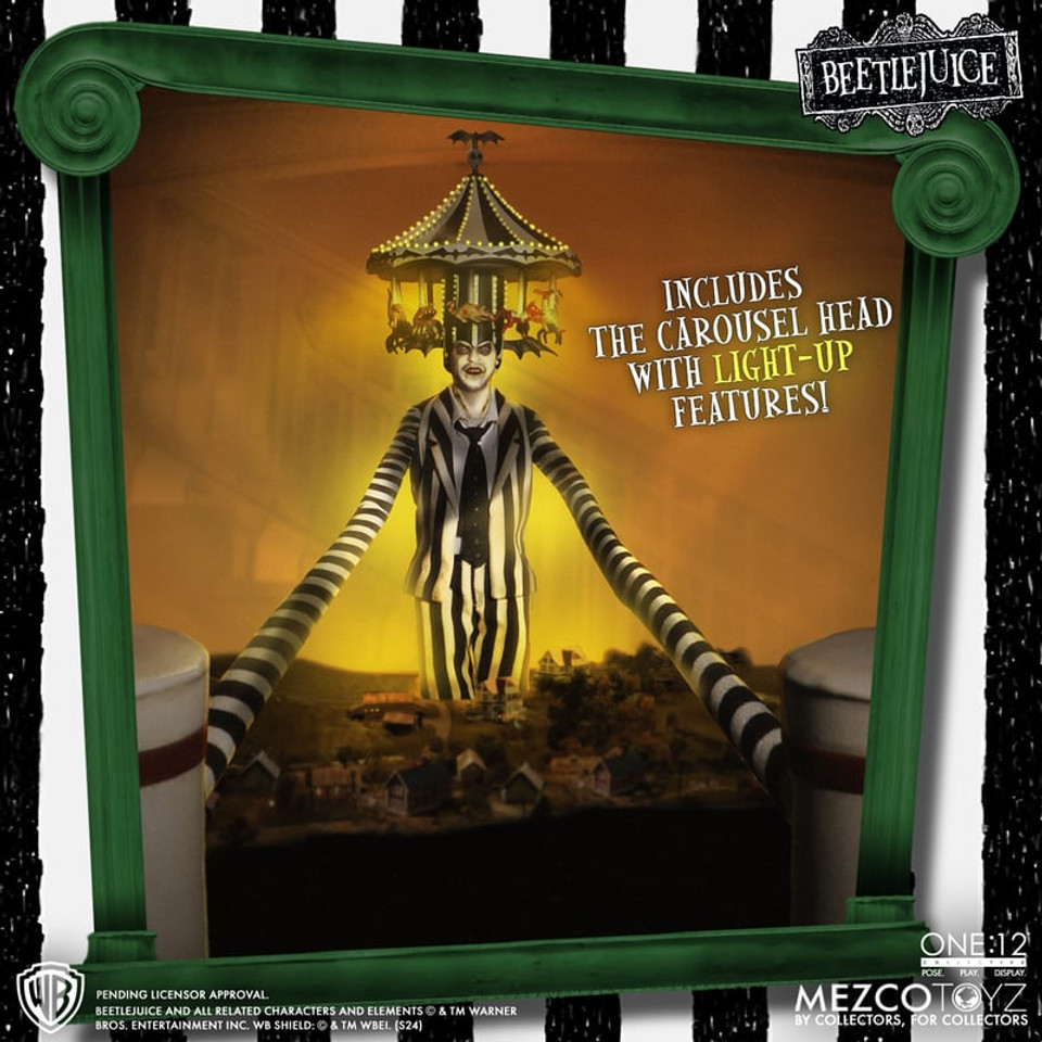 [PRE-ORDER] Mezco Toyz Beetlejuice Deluxe Edition One:12 Collective Action Figure