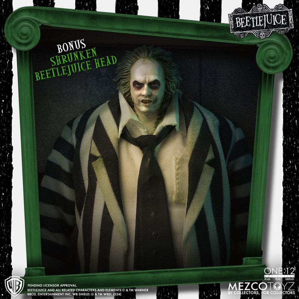[PRE-ORDER] Mezco Toyz Beetlejuice Deluxe Edition One:12 Collective Action Figure