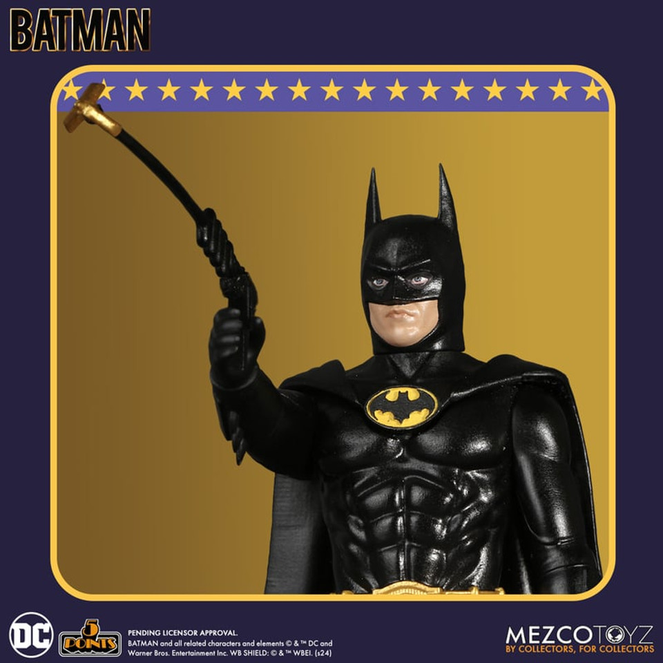 [PRE-ORDER] Mezco Toyz Batman 1989 5 Points Action Figure Set of 3
