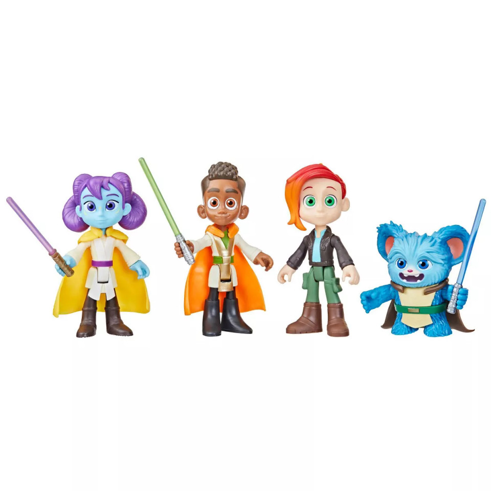 Star Wars Young Jedi Adventures: Jedi Hero Collection Set of 4 Action Figures