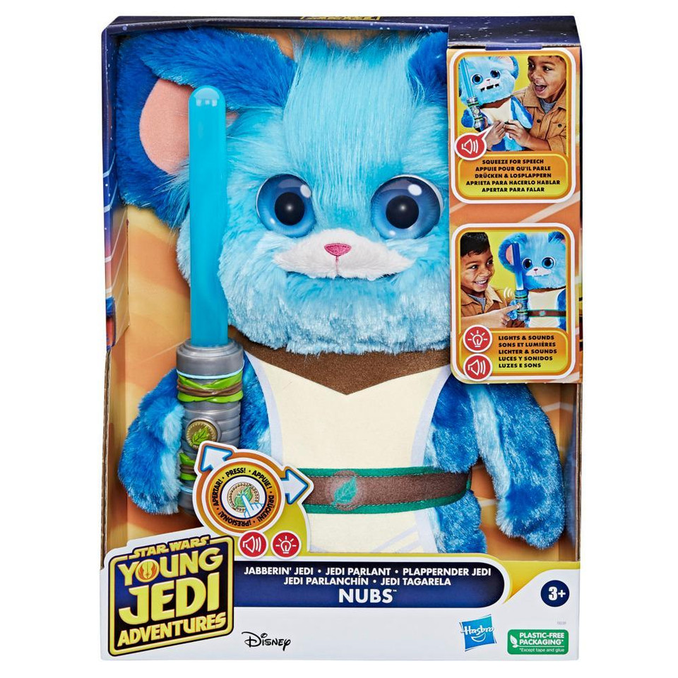 Star Wars Young Jedi Adventures Jabberin' Jedi Nubs Electronic Plush