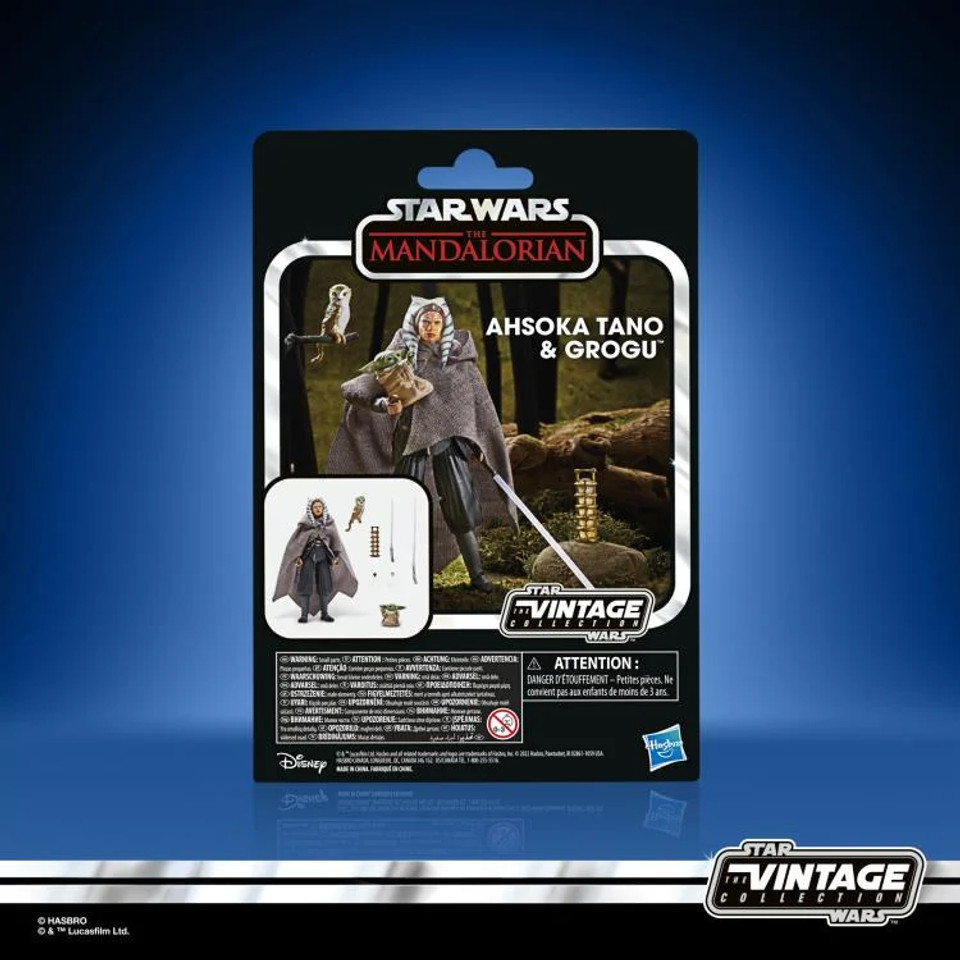 Star Wars The Vintage Collection Ahsoka Tano & Grogu 3 3/4-Inch Action Figure Star Wars The Vintage Collection Ahsoka Tano & Grogu 3 3/4-Inch Action Figure