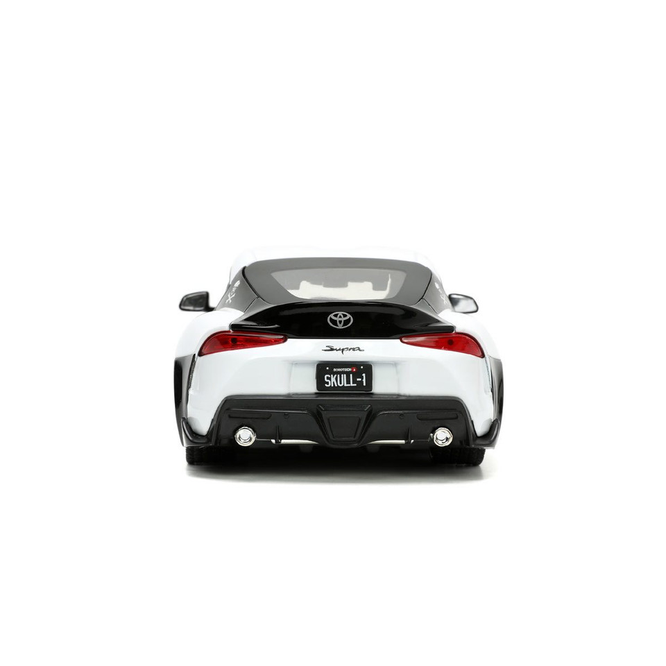 Robotech Hollywood Rides 2020 Toyota Supra 1:24 Scale Die-Cast Metal Vehicle with Roy Fokker Figure