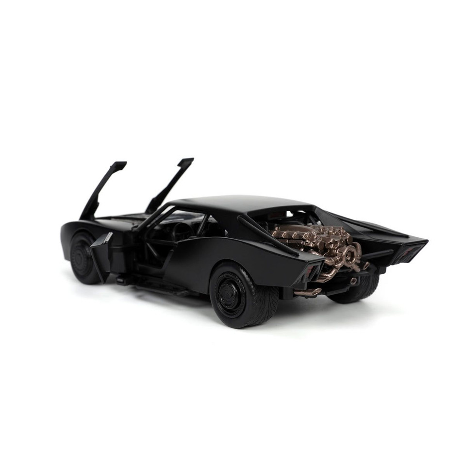 The Batman 2021 Batmobile 1:24 Scale Die-Cast Metal Vehicle with Figure