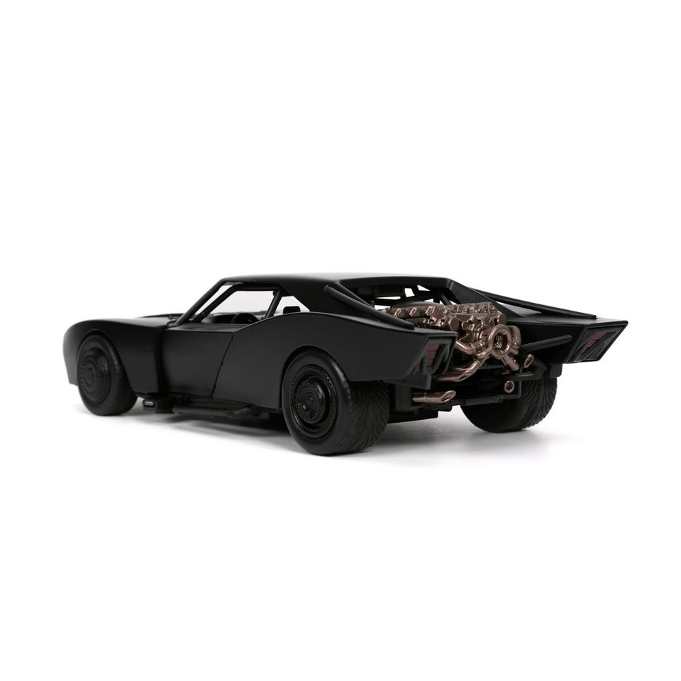 The Batman 2021 Batmobile 1:24 Scale Die-Cast Metal Vehicle with Figure