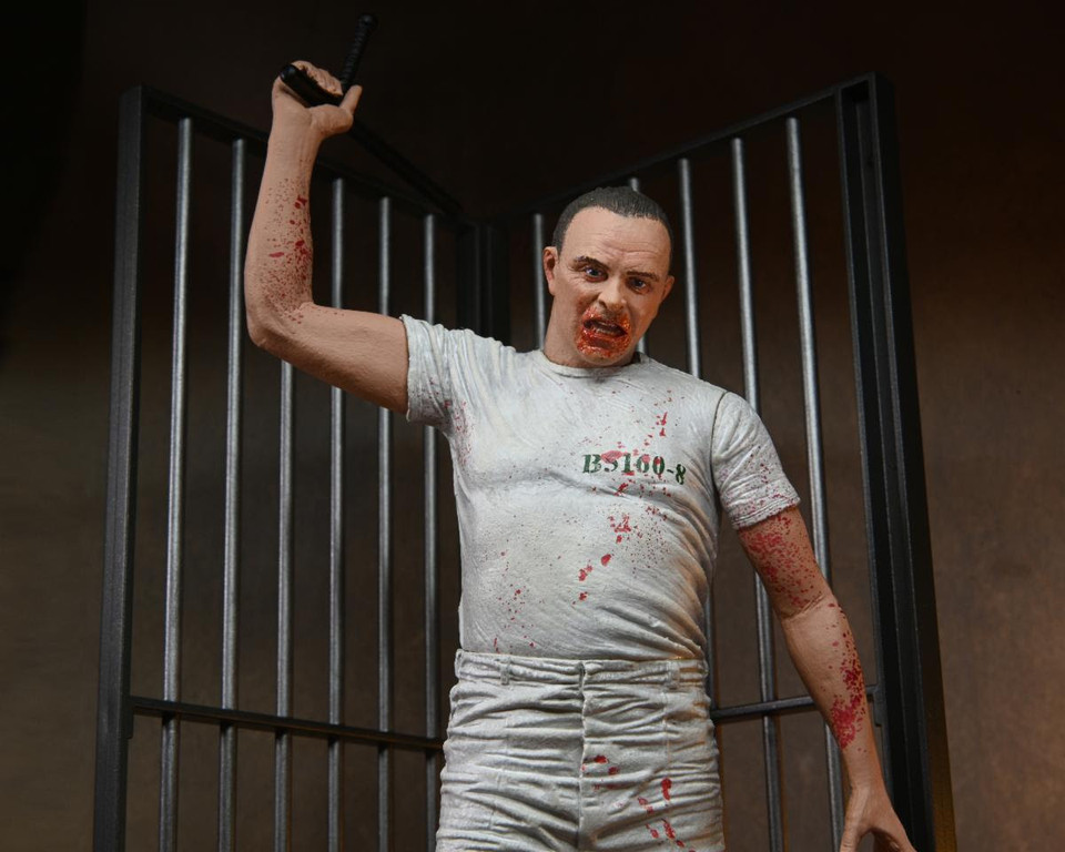 NECA Silence of the Lambs Dr. Hannibal Lecter Prison Escape Version 7-Inch Scale Action Figure NECA Silence of the Lambs Dr. Hannibal Lecter Prison Escape Version 7-Inch Scale Action Figure