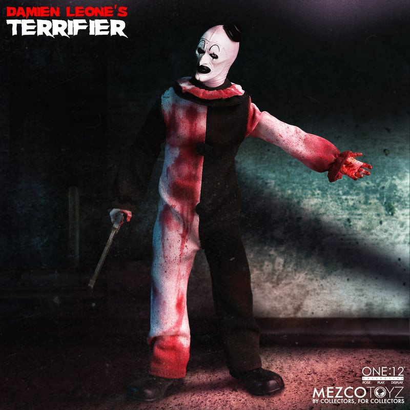 Mezco Toyz Terrifier Art the Clown Deluxe One:12 Collective Action Figure