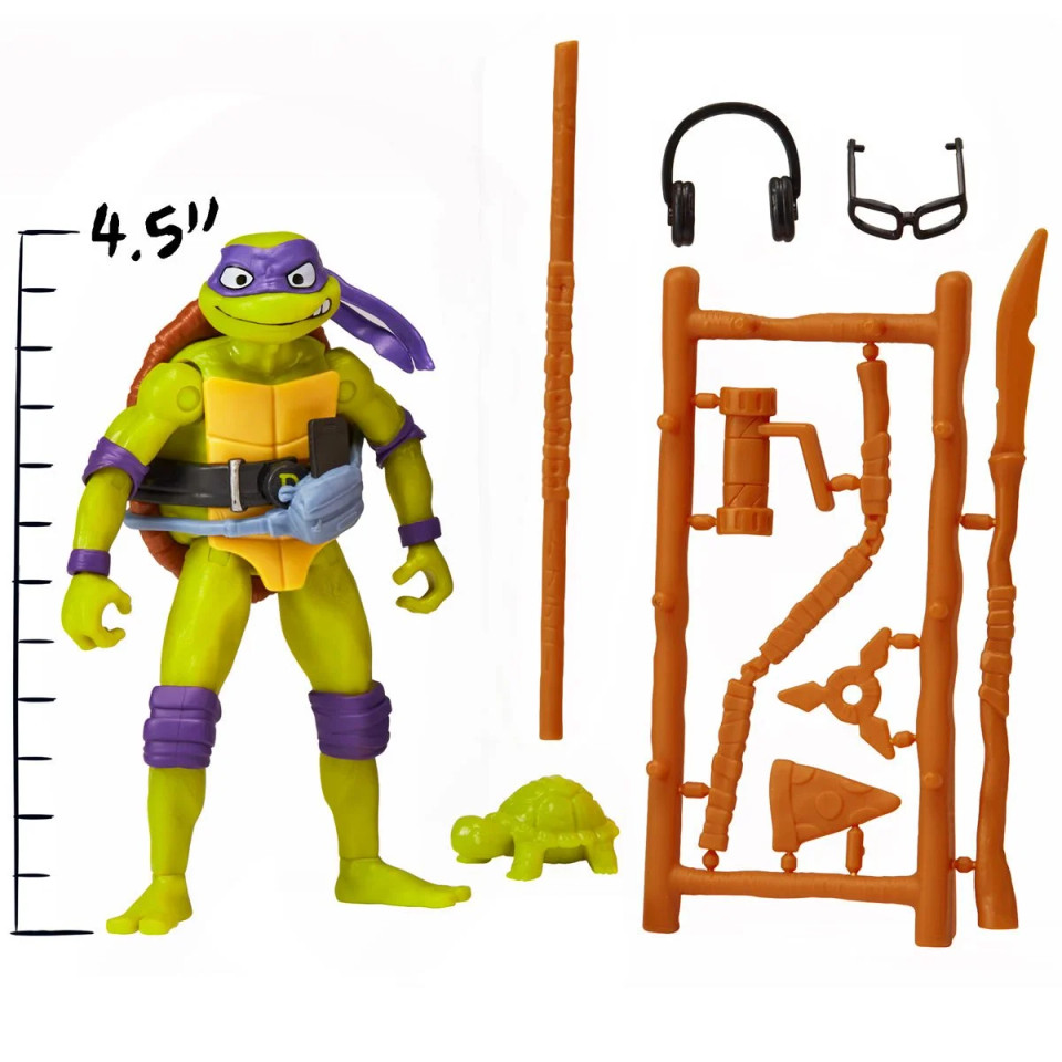 Teenage Mutant Ninja Turtles Mutant Mayhem Movie Turtles Donatello Basic Figure