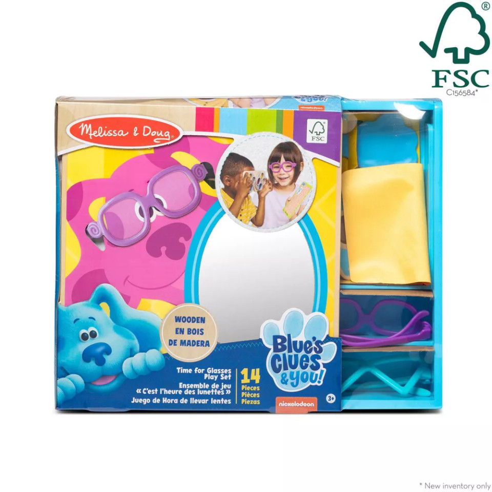 Melissa & Doug Blues Clues & You! Time for Glasses Eye Doctor Play Set