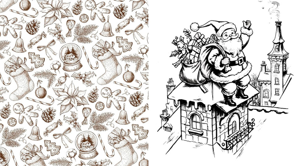 A Victorian Christmas Coloring Book: Color in the Nostalgic Traditions of Yule Times Past